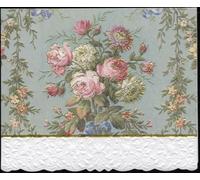 Set of 3 - Garden Floral Portfolio Boxed Note Cards by Carol Wilson. 10 embossed 4x5 Die-Cut Notecards and Matching Envelopes in Decorative Gift Box with Magnetic Flap. NCP2507