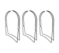 Set of 3 Growbag Cane Frame Supports