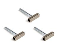 Set of 3 Heavy Duty Diamond Wheel Dresser 40 x 10 mm - Power Tool Accessory for Bench Grinders and Workshop Maintenance