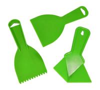 Set of 3 Heavy Duty Scrapers Corner Trowel for Professional Spackling Wallpaper Removal and Surfaces Cleaning Putty Scraper Set