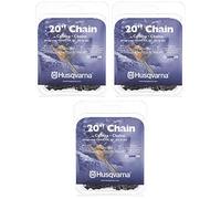Set of 3 Husqvarna 20" Chains .325 .050 80 Drive Links 531309680 346XP 450 550XP