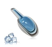 Set of 3 Ice Scoop, Plastic Kitchen Ice Scoop for Canisters or Ice Maker, Food Scoops for Canisters, Freezer, Flour, Dry Foods, Coffee Beans, Pop Corn, Pet Dog Cat Food (Mix I)