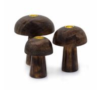 Set Of 3 Incense Cone Mushrooms - Elegant Meditation & Gift Decor