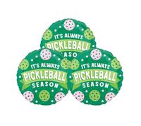 Set of 3 It’s Always Pickleball Season 18” Foil Party Balloons