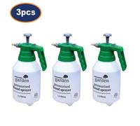 Set Of 3 Kingfisher Sturdy Handheld Pump Pressure Garden Sprayers Equipment 1.5L