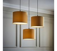 Set of 3 Lamp Shades For Ceiling Light Shades Easy Fit Pendant Lampshades Lamp