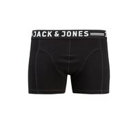 JACK & JONES Mens Jacsense Trunks Noos Pls Pack Of 3 Boxer Shorts, Black/Detail:black & Black, 7XL UK