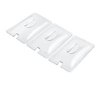 Set of 3 Large Replacement Lids for 2.4L Section Buffet Warmer | Clear Lid | Spare Parts For Cooks Professional 4 or 5 Section Buffet Warmer & Other Models, Each Measure 31 x 16.5cm