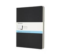 Moleskine Subject Cahier Journal - Set of 3, Dotted, 124 pages, Extra Large 19 x 25 cm, Black