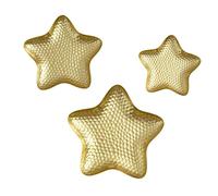 ＡＷＨＡＯ Set of 3 Multifunctional Decorative Metal Plates with A Gold Star Pattern, for The Dining Table