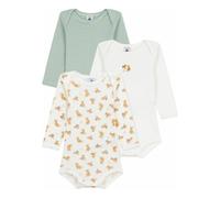 Set of 3 Organic Cotton Cheetah Bodies White 12 months
