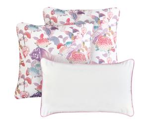 Set of 3 Outdoor Cushions VIVID Floral Pattern Multicolour