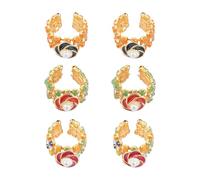 Set of 3 Pair of Bangles Designer God Set for Ganesh/Laddu Gopal/Devi Maa/Radha Krishna Haar Sringar Deities jewellary for All God Statue for Janmashtami Ganpati and Navratri Festival(Size:-0.5")