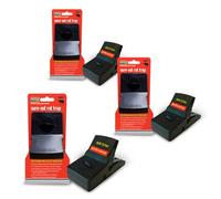 Set Of 3 Pest-stop Sure Set Rat Trap - Traps For Indoors, Black