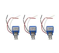 Set of 3 Photo Switches 220 V 10 A Automatic Day Night
