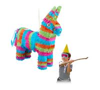 Set of 3 Pinata Hanging Pinata Donkey Rainbow Animal Birthday Celebration