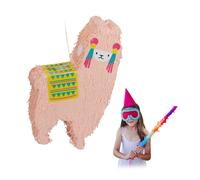 Set of 3 Pinata Hanging Pinata Llama Rainbow Animal Birthday Celebration