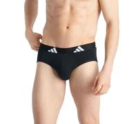 Set of 3 Plain Active Flex Cotton Briefs Black