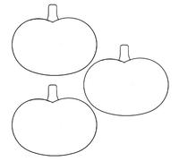 Set of 3 Pumpkin Shaped Iron Rings for Garden and Home Seasonal Decor, Wrought Iron Accessories