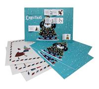 Set of 3 Pun Advent Calendars - A5 Greeting Card Style with Envelopes, 24 Days of Funny Christmas Puns