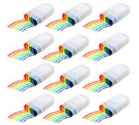 Set of 3 Rainbow Flag Colour Face & Body Paint Sticks - Waterproof LGBTQ Makeup for Pride, Festivals & Parades - Party Accessories