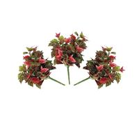 Set of 3 Realistic Artificial Coleus Leaf Picks