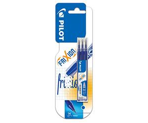 Set of 3 Refills, Blue, Compatible with Pilot Spain Frixion Ball and Frixion Ball Clicker pens