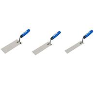 Set of 3 Refina Soft Grip Margin Trowels Stainless Steel Rust Free with Rubber Handle, 30mm, 40mm, 50mm