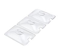 Set of 3 Replacement Lids for 3 Section Buffet Warmer - Clear Lid Set for 3 x 1.5L for Cooks Professional Buffet Warmer & Other Models - Each Measure 21.7 x 14.1cm