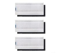 Set of 3 Replacement Vacuum Filters for ZACO A10 Pro Robot Vacuum Cleaner Facilitates Regular Filter Change to Maintain Clean Floors and Fresh Air