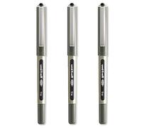 Set of 3 Rollerball Pens - Plain Ball - Black