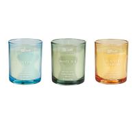 Set of 3 Scented Candles SHEER JOY Soy Wax Fresh Notes