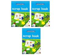 [Set of 3] Scrapbook Activity Books - 37cm x 24.5cm - 20 Coloured Pages, 150gsm Paper - Craft, Artwork, Projects, Photos