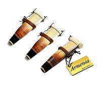 SET of 3 Semi-Professional ARMENIAN DUDUK REEDS key A - handmade Ramish Oboe Balaban Woodwind Instrument - Mey Ney