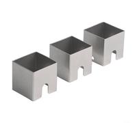Set of 3 Stainless Steel Grill Spacers for Stable Fire Plate Support and Improved Barbecue Safety on Various Grills