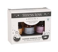 Set Of 3 Stress Less Ritual Essential Oils For Relaxation & Calm