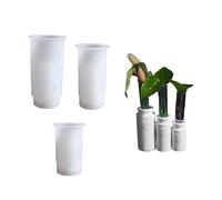 Set of 3 Sturdy Silicone Vase Display Accessories Molds for Holders Resin Art and Individualized Decors Resin Vase Silicone Molds