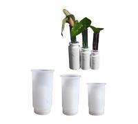 Set of 3 Sturdy Silicone Vase Display Accessories Molds for Holders Resin Art and Individualized Decors Flower Vase Silicone Molds Set