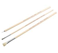 Set of 3 Tamiya Basic Assorted Modelling Brushes