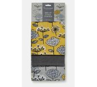 Cooksmart British Designed Pack of 3 Tea Towels | Luxury Tea Towels for Kitchen | Modern Designed Tea Towel Set