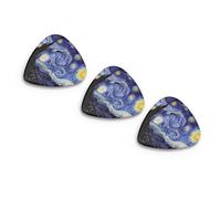 Set Of 3 Thickness Guitar Picks 0.46 0.71 0.96mm Plectrum Set Colorful Guitar Plectrums For Musicians