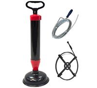 Set of 3 Tools for All of Your Drain Unblocking Needs - Drain Blaster, Drain Cleaning Tool and Waste Pipe Unblocker