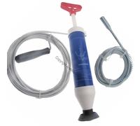 SET OF 3 TOOLS - Toilet Drain Sink Shower Unblocker Cleaner and Blaster set NEW