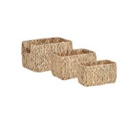 Set of 3 Baskets HANOI Wicker Natural