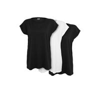 Set of 3 women's extended shoulder t-shirts Urban Classics Noir L