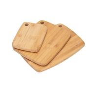 Set Of 3 Wooden Bamboo Chopping Board Extra Large Serving Food Vegetable Cheese Cutting