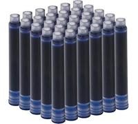 Set of 30 Jinhao Blue Black Fountain Pen Ink Cartridges 2.6mm Diameter