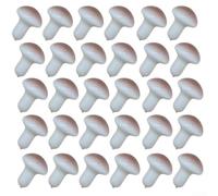 Set of 30 Realistic Miniature Mushrooms for Home Decoration, Photography Backdrops, and Creative Craft Projects, Made from Foam (Brown)