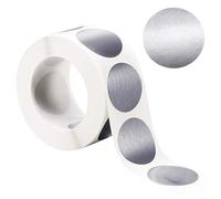 Set of 300 Scratch Off Stickers 1 Inch Round Labels for Creating Unique Scratch Cards and Fun Interactive Activities