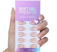 Set of 32 ABS False Nails Featuring Simple French Manicure Look Natural Feel Artificial Nails Perfect for Gifting Fraudulent Hoofs